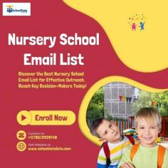 Access our Nursery School Email List to connect with nursery schools worldwide. Our database includes verified email addresses of nursery school administrators, directors, and educators. 