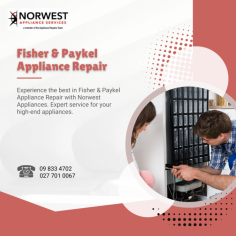 Fisher & Paykel Appliance Repair Specialists: Norwestas.co.nz


In need of Washing Machine Repair in West Auckland? Contact us today! We're your go-to experts for all your appliance needs. Whether it's Fisher & Paykel appliance repair or dishwasher repair, we've got you covered.
