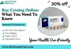 Buy Cytolog online for reliable and discreet delivery. Ensure your health and safety with genuine Cytolog tablets from a trusted platform. Enjoy the benefit of online shopping with secure transactions and fast shipping. Perfect for those looking for effective unplanned pregnancy solutions from the comfort of home.

Visit Now: https://www.abortionprivacy.com/cytolog