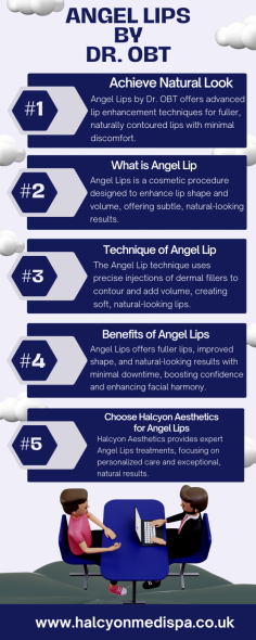 At Halcyon Medispa, Dr. OBT offers expert Angle Lips Fillers, designed to enhance lip shape and volume with precision. Using advanced techniques, Dr. OBT ensures natural-looking, fuller lips that complement your facial features, delivering personalized results that boost your confidence and beauty.