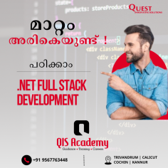 Full Stack .NET Developer Course with Real-World Scenarios
Quest Innovative Solutions offers the best .NET Full Stack Developer course in Trivandrum. Gain practical experience and secure your future. https://www.qisacademy.com/course/net-full-stack-development