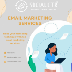 SocialCTR's email marketing services help you connect with your audience effectively. We craft personalized campaigns that drive engagement and conversions. Enhance your communication strategy and see tangible results. Contact us today to boost your business via email marketing services.