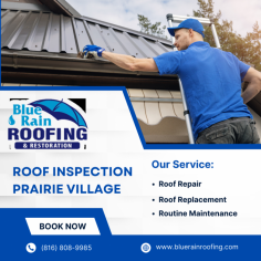 Ensure your roof's health with a thorough roof inspection in Prairie Village by BlueRain Roofing & Restoration. Our expert team provides reliable assessments and solutions for your roofing needs. 

https://www.bluerainroofing.com/roof-inspection-prairie-village-ks/




