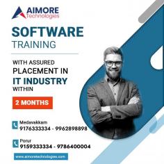 Aimore, we are not just an institution; we are a pathway to realizing your full potential and achieving your career aspirations. Aimore stands head and shoulders above the rest. With its cutting-edge curriculum, expert faculty, state-of-the-art facilities, and strong industry connections, it continues to set the standard for excellence in software training.

If you're looking to kickstart your career in tech, look no further than Aimore —the best software training institute in Chennai.