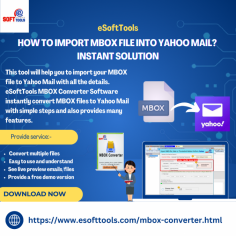 Importing MBOX files to Yahoo Mail is made easier by using the eSoftTools MBOX Converter Software. With the use of this tool, users can effectively upload various files to Yahoo Mail. To ensure that users can confirm content integrity, it provides a live preview function that shows all emails before the migration from MBOX to Yahoo Mail. The software is made to be simple to use and intuitive, so anyone can grasp and utilize it with ease. It is compatible with a wide range of MBOX formats and supports multiple email clients, including Thunderbird, Apple Mail, Opera Mail, Endoura, Spice Bird, SeaMonkey, and more.


Visit more:- https://www.esofttools.com/blog/import-mbox-file-into-yahoo/

website:- https://www.esofttools.com/mbox-converter.html