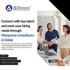 Connect with top talent and meet your hiring needs through Manpower consultancy in Dubai, offering expert recruitment services and a vast network of qualified candidates.