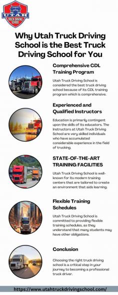 At Utah Truck Driving School, we offer a comprehensive cdl training program that stands out. Our dedication to quality education makes us the best truck driving school to help you secure your commercial driving license and start your professional journey. Visit here to know more:https://medium.com/@utahtruckdriving/why-utah-truck-driving-school-is-the-best-truck-driving-school-for-you-ba1c37575437
