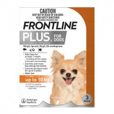Fleas and ticks are the worst enemies of dog. To protect your dog from the harmful effects of flea and tick infestation, Frontline Plus for dogs is the ultimate prevention treatment. This fast-acting topical treatment kills adult fleas within 12 hours of application and ticks within 48 hours of application.

