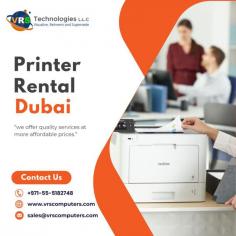 Why Choose Printer Rental Services in Dubai?

VRS Technologies LLC provides comprehensive Printer Rental in Dubai, ensuring your office is equipped with the latest technology without the hefty upfront costs. Enjoy seamless printing solutions, excellent maintenance support, and competitive pricing. Call us today at +971-55-5182748.

Visit: https://www.vrscomputers.com/computer-rentals/printer-rentals-in-dubai/