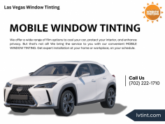 We bring the expertise to you, transforming your car's comfort and style at your home or workplace. Our high-quality films reject heat and UV rays, keeping your interior cooler and protected. Mobile window tinting offers a hassle-free way to enhance your vehicle. Visit LV Tint today for a free quote! https://www.lvtint.com/mobile-window-tinting-in-las-vegas/