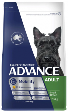 Advance Mobility Adult Small Breed Chicken with Rice Dry Dog Food | Pet Food
