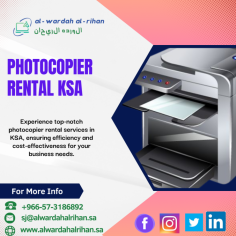 Why Choose Photocopier Rentals for Your Riyadh Business?

Our cutting-edge equipment meets all of your business's demands, from sophisticated document management to high-volume copying. With our dependable rental services, you may escape the trouble of upkeep and improvements. High-quality Photocopier Rentals in KSA from AL Wardah AL Rihan LLC guarantee effectiveness and financial savings. Call us at +966-57-3186892 to start streamlining your processes and increasing workplace efficiency right now!

Visit : https://www.alwardahalrihan.sa/it-rentals/printer-rental-in-riyadh-saudi-arabia/

#PhotocopierrentalKSA
#Printerrental
#CopierLeaseRiyadh
#PrinterRentalinRiyadh
#PrinterRentalSaudiArabia
