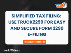 Truck2290.com offers a simplified and secure e-filing experience for Form 2290, making it easy to report and pay the Heavy Vehicle Use Tax. The platform streamlines the process with user-friendly features, ensuring accurate submissions and quick IRS acceptance. With Truck2290, you can confidently manage your tax obligations and avoid the hassle of paper filing.