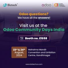 About Odoo Community Days India 2024

Odoo Community Days is an annual event where participants share experiences, discuss issues, and exchange opinions on Odoo’s development. Starting as a small gathering, it has evolved into the largest event attracting developers, business people, and enthusiasts from around the world.

Each edition features talks, workshops, and demonstrations presenting new functionalities and updates on Odoo. This year’s event will be held on August 23-24 at the Mahatma Mandir Convention Center in Gandhinagar, India. Attendees can look forward to engaging sessions, networking opportunities, and connecting with the vibrant Odoo community.