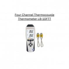 Four channel thermocouple thermometer  is a K/J type handheld unit for precision temperature measurement. Electronic offset reduces thermocouple errors and maximizes overall accuracy. Large, clear display with backlit ensures optimal readability, even in a dark environment. The unit automatically shuts down after 15 minutes of inactivity, thus extends battery life.

