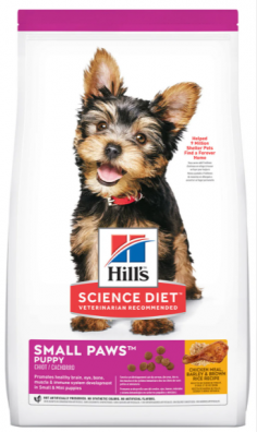 Hill's Science Diet Puppy Small Paws Chicken, Barley & Rice Dry Dog Food | Pet Food

https://www.vetsupply.com.au/dog-food/hills-science-diet-puppy-small-paws-chicken-barley-and-rice-dry-dog-food/pet-foods-2315.aspx
