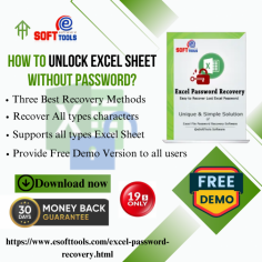 You can unlock Excel Sheet Without Password even if you've forgotten the password with the help of eSoftTools Excel Password Recovery Software. This tool recovers your Excel sheet efficiently using three advanced methods: Brute Force Attack, Dictionary Attack, and Mask Attack, which collectively offer extensive support for different password types and complexities. The software handles passwords in various languages, including both English and non-English characters.  Additionally, eSoftTools provides a free trial version, enabling you to test the software's functionality without any cost. This trial helps you understand how the software works before making a purchase.

Website:- https://www.esofttools.com/excel-password-recovery.html