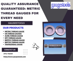 Gaugestools introduces a superior line of Metric Thread Gauges engineered for excellence. Designed to withstand rigorous conditions, our gauges ensure consistent and accurate measurements, essential for maintaining operational efficiency. Ideal for various industries including automotive, aerospace, and engineering, Gaugestools Metric Thread Gauges are your reliable partner in quality assurance. Explore our catalog online to find the perfect gauge for your needs and elevate your precision standards.

