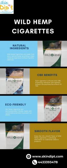 Wild Hemp Cigarettes by Skin Dipt: Natural and Relaxing

Try our Wild Hemp Cigarettes by Skin Dipt for a natural smoking experience. These CBD-infused, eco-friendly cigarettes offer a smooth, rich flavor and help you relax without any THC. Enjoy the benefits of pure hemp and Skin Dipt's quality. Try Wild Hemp Cigarettes today for a better smoking option.

Order Now: https://skindipt.com/product/wild-hemp-hempettes-sweet/
