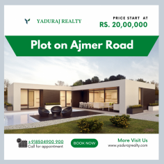 Buy affordable plots on Ajmer Road, Jaipur. Prime locations with excellent connectivity and future growth potential.