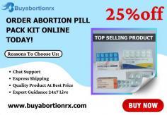 Buy abortion pill pack online for a smooth and hassle-free process. At buyabortionrx we provide 24x7 live chat support, fast shipping, and expert guidance at competitive prices. Order your abortion pill pack now and get 25% off. Visit us for more info and support.

Visit Now: https://www.buyabortionrx.com/abortion-pill-pack