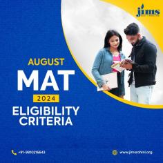 To be eligible for the MAT (Management Aptitude Test), candidates must hold a bachelor's degree in any discipline from a recognized university. Final-year students can also apply. There is no age limit or minimum percentage requirement, making it accessible to a wide range of applicants aspiring to pursue postgraduate management programs in top business schools.