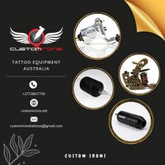 Custom Irons provides top-quality tattoo equipment in Australia, offering a wide range of machines, needles, and accessories for professional tattoo artists. Our precision-engineered products ensure reliability and performance, catering to the needs of the modern tattoo industry. Trust Custom Irons for all your tattooing essentials in Australia.