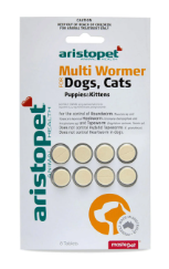 "Protect your dogs and cats from worms with Aristopet Multiwormer Tablets. Shop now at VetSupply Australia for effective worm treatment and prevention for your beloved pets.

For More information visit: www.vetsupply.com.au
Place order directly on call: 1300838787"