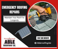 Effective Solutions for Emergency Roofing

We deliver fast response times and high-quality roofing services in Novato to keep your home safe and secure. Our priority is to consistently restore the integrity and durability of your roof efficiently.  For more details, mail us at jon@ableroofing.biz.