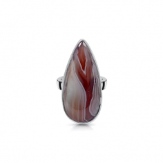 How To Choose The Perfect Statement Red Botswana Agate Ring For Womens


Welcome the opulent beauty of Sagacia's Statement Red Botswana Agate Rings into your life. These captivating jewelry pieces feature 100% real and genuine red Botswana Agate gemstones that are set in pure 925 sterling silver, and each gemstone showcases beautiful and stunning bands of red, white, and brown color. As a gemstone that is famous among Meditation and Mindfulness Practitioners for its grounding attributes and stabilizing properties, the red Botswana Agate makes the individual fearless, confident, and more courageous. Handcrafted with great precision and care, Sagacia's Statement Red Botswana Agate Rings creates a bold statement, drawing the audience's admiration with their beautiful and vibrant earthy tones. The best moment for wearing this ring is when you wish to add a tinge of warmth and refinement to your look. So, invest in Sagacia's Statement Red Botswana Agate Rings now and let them remind you of your strength every time you wear them.

