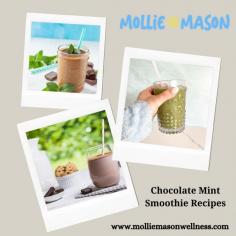 Look for the amazing chocolate mint smoothie recipes at Mollie Mason that combine cooling mint with creamy chocolate for a tasty and nutritious treat. These smoothies are great for any time of day because they provide a tasty and nutritional boost. Explore delicious, simple-to-make dishes that will fulfill your appetites and help you on your path to wellness.