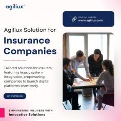 Agiliux offers a cutting-edge software solution for insurance companies in Singapore, featuring tailored solutions for insurers. Our platform is designed to address the specific challenges of the insurance industry, providing advanced tools to optimize operations and improve efficiency.