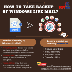 A specialized software utility called Windows Live Mail to Outlook Converter Free to Try is made to make it easier to take backup of Windows Live Mail. emails, attachments, and other data from Windows Live Mail (WLM) into formats that work with different email clients and systems. Microsoft no longer supports Windows Live Mail, thus a lot of customers have to move their data to more advanced and flexible email platforms. Data accessibility and integrity are maintained during this transformation, which is made easy and efficient with the help of eSoftTools Windows Live Mail Converter Software. 