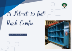 Our 18 helmet 15 bat rack combo comes with wood fence and chain-link mount options. The boxes very easily store all helmets with and without masks. The rack comes with 18 – 11 inches storage cubbies. It requires no assembly. It is made to be left all year long
https://www.baseballracks.com/product-page/18-helmet-15-bat-rack-combo