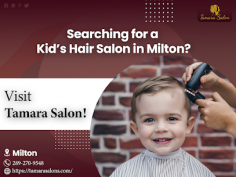 Discover the best kids hair salon in Milton, Canada, at Tamara Salon. Our experienced stylists specialize in children's haircuts and styling, creating fun and trendy looks for boys and girls of all ages. With a welcoming environment and gentle approach, we ensure a positive salon experience for your little ones. Visit Tamara Salon today for quality hair care that keeps your child looking and feeling great.