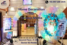 The Fameus Media, a premier event planner and service provider in Noida, excels in transforming homes for unforgettable birthday celebrations. From vibrant balloon arrangements and elegant table settings to personalized banners and thematic props, every detail is meticulously planned and executed.Specializing in Birthday home decoration service, our team creates enchanting atmospheres tailored to your unique style and theme.  Whether it’s a children’s party filled with fun and color or a sophisticated soirée for adults, The Fameus Media ensures a seamless and memorable experience. Trust us to make your home the perfect venue for an extraordinary birthday celebration.

https://thefameusmedia.com/home-decor.php
Contact us - +91 997 188 1935
GMB for The famous media - https://maps.app.goo.gl/tYaAMn6pswRBcLGP9