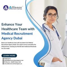 Boost your healthcare team with top talent from Medical Recruitment Agency Dubai. Our expert services streamline the hiring process, ensuring you find the best medical professionals for your needs.