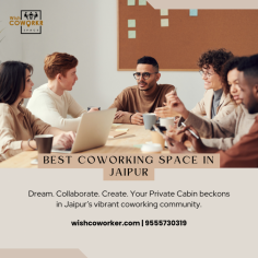 WishCowork is Jaipur’s premier coworking space, offering a vibrant community and state-of-the-art amenities for freelancers, entrepreneurs, and small businesses. Located centrally, including Vaishali Nagar, it provides flexible membership plans, virtual office services, and inspiring work environments. Join WishCowork for innovation, collaboration, and productivity in a dynamic setting.