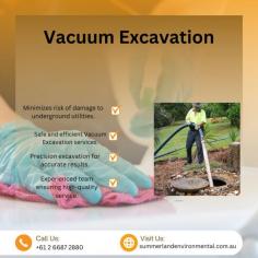 Experience precise and safe Vacuum Excavation with Summerland Environmental. Our advanced technology ensures efficient and non-destructive digging for your projects. Learn more at Summerland Environmental.
	
https://www.summerlandenvironmental.com.au/services/industrial-liquid-waste/