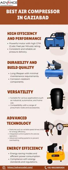 Advanced Equipments And Solutions Pvt Ltd offers the best air compressors in Ghaziabad. Our top-quality, efficient compressors are designed to meet your specific needs, ensuring reliable performance and durability. Trust us for exceptional service and support, making us the preferred choice for air compressor solutions in Ghaziabad.