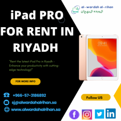 Securing the Optimal iPad Pro Rental Savings in Riyadh

Our excellent service guarantees that you will receive the newest iPad Pro models at the lowest possible prices, making them ideal for work, study, or play. Savor flawless performance, state-of-the-art equipment, and first-rate customer service. Get the greatest deals on Riyadh's iPad Pro Rentals with AL Wardah AL Rihan LLC. Don't pass up the best offers on iPad Pro rentals. Call at +966-57-3186892 to guarantee your best rental savings.

Visit: https://www.alwardahalrihan.sa/it-rentals/ipad-rental-in-riyadh-saudi-arabia/

#ipadhire                                             
#ipadproforrent
#ipadrental
#iPadLeaseRiyadh
#ipadrentalinSaudiArabia
#ipadrentalriyadh
#rentipadpro
#iPadRentalKSA

