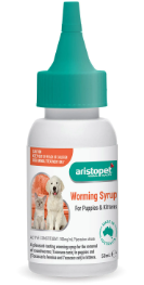 "This pleasant-tasting worming syrup is highly used for the removal of round worms (Toxocara canis) in puppies and (Toxacaris leonine and Toxocara cati) in kittens.

For More information visit: www.vetsupply.com.au
Place order directly on call: 1300838787"
