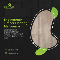 Premium Engineered Timber Flooring Melbourne

Discover premium engineered timber flooring options in Melbourne at Mr. Floor. Crafted with precision, our range offers top-quality solutions to elevate your space with style and durability. Explore the finest engineered timber flooring in Melbourne on our website today.