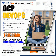 GCP DevOps Training institute in Ameerpet- Visualpath offers the Best GCP DevOps Online Training Worldwide By Industry Experts. Learn to automate infrastructure with tools like Terraform and Google Cloud Deployment Manager, build CI/CD pipelines using Google Cloud Build, and manage containers with Google Kubernetes Engine (GKE).Book Free Demo at +91-9989971070. 
Visit  Blog: https://visualpathblogs.com/
WhatsApp: https://www.whatsapp.com/catalog/917032290546/
Visit: https://visualpath.in/devops-with-gcp-online-training.html



