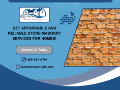 Enhance Your Property with Our Precision Stone Masonry!

We offer expert stone masonry services for residential properties. Our skilled craftsmen use high-quality materials and techniques to ensure durable and aesthetically pleasing results. Whether you need new installations or repairs, Correa Masonry deliver customer satisfaction, enhancing the beauty and value of your home. Contact us at 469-287-9701 for more details.