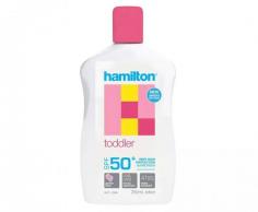 Hamilton Toddler Sunscreen SPF 50+ 250ml

Hamilton Toddler Sunscreen protects children's delicate skin.

Hamilton Toddler is a gentle, low allergy sunscreen that contains minimal active ingredients.

It provides high SPF 50+ broad spectrum protection against UVA and UVB radiation even after 4 hours water immersion.

https://aussie.markets/beauty/skin-care/sun-protection-and-tanning/azclear-action-day-moisturiser-with-spf30-120ml-clone/