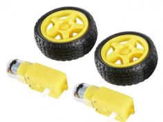 This is 65mm Robot Wheel for BO Motor (Yellow).
The wheel is made up of high-quality rubber which gives maximum traction while operating. The wheel is strong and sturdy as it features a nylon reinforced plastic rim.
We offer a range of robotic wheels, our catalog includes Omni, Mecanum, Heavy Duty Disc Wheels etc., to explore them click below,
Wheels and Accessories

Features:

Car hub is reinforced nylon, very sturdy.
Tire with sponge liner for more strength
With upgraded tire tread for greater friction
New design wheel for better combination with the motor