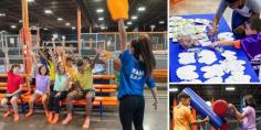 Planning a birthday party in Alhambra? Make it unforgettable at Sky Zone! Our facility rentals include exclusive access to our trampoline park, private party rooms, and more. Let us handle the details while you enjoy the fun! Book your party today and celebrate with us at Sky Zone Alhambra.