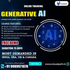 
Generative AI Course Training in Hyderabad- Visualpath Generative AI (GenAI) Courses Online teaches you how to create new content with AI, like text and images. Generative AI Online Training (Worldwide) provides advanced AI models, does hands-on projects, and applies these skills in real-world scenarios. Perfect for beginners and professionals. Attend a Free Demo Call At +91-9989971070
Visit our Blog: https://visualpathblogs.com/
Whatsapp: https://www.whatsapp.com/catalog/919989971070
Visit: https://visualpath.in/generative-ai-course-online-training.html