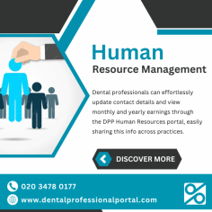 DPP Human Resource Management
Running a dental office can be hard. The solution? Our Dental Professional Portal (DPP) Human Resources can help.
With DPP, dental professionals can:
● Update their contact information online.
● Access and share their monthly and annual earning statements anytime, anywhere.
● Keep track of any missing or expired information via the Report modules, prompting timely portfolio updates.
Discover more about our Human Resources functionalities tailored for Dental Practices on our Dental Professional Portal (DPP) website. Simplify your practice management with DPP.